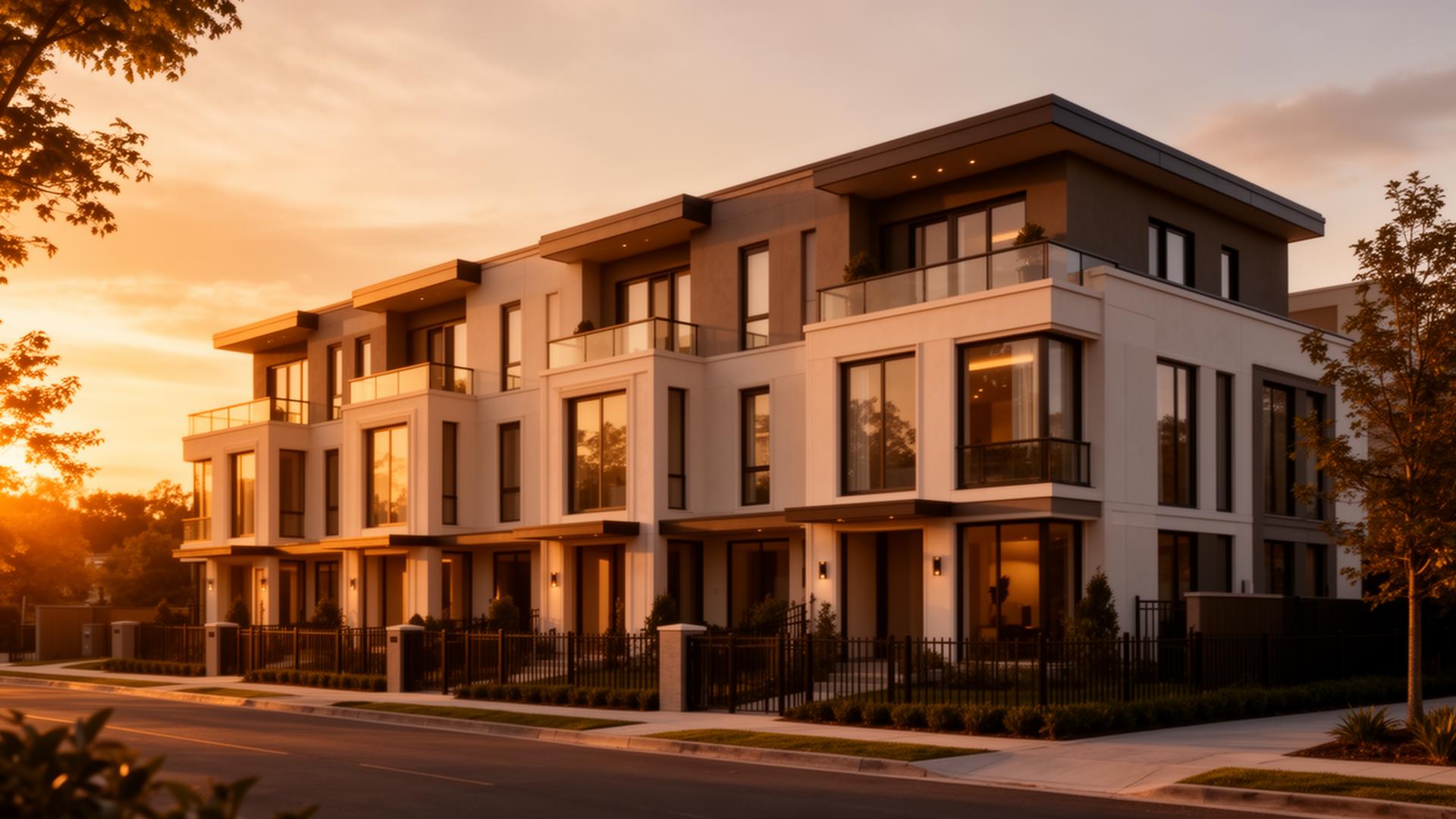 Modern multi-family investment property